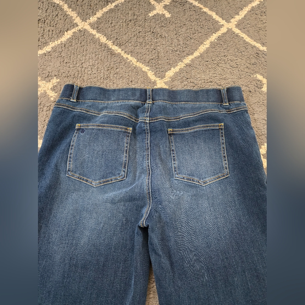 Betabrand Marin Bootcut Stretch Yoga Denim Dark Vintage Wash Size: XL - Picture 10 of 13